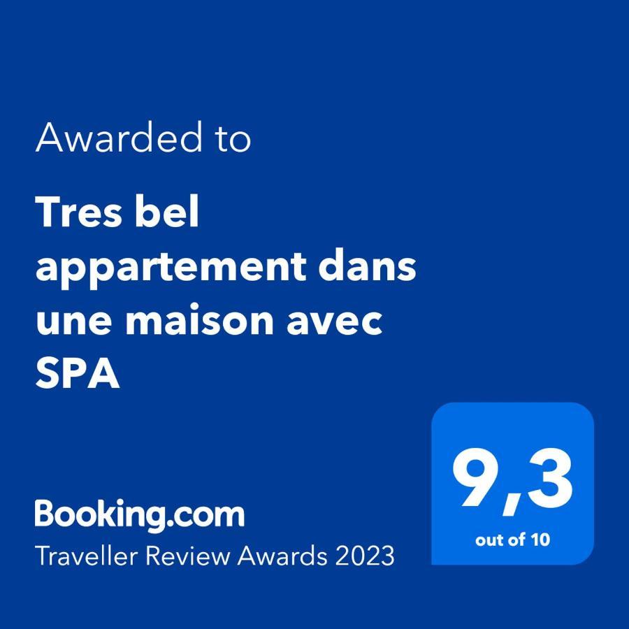Tres bel appartement dans une maison avec SPA Séez Extérieur photo